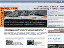 Tablet Screenshot of mcmullenhvac.com